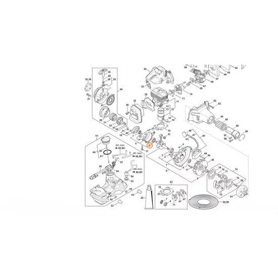 STIHL  Łożysko kulkowe 6000 9503 003 0102
